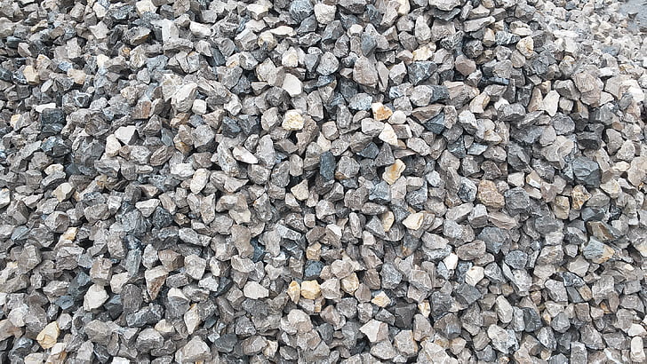pebble, coarse, stones, many, angular, pattern, background