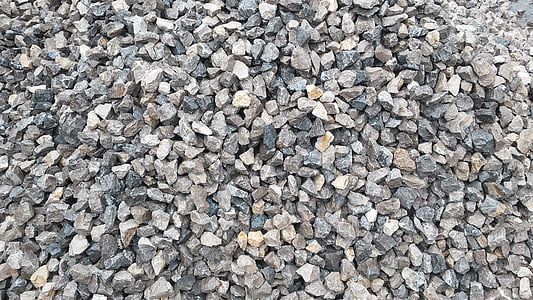 Pebble, grova, stenar, många, kantiga, mönster, bakgrund