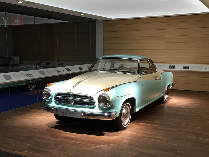 Borgward, Isabella, 1950s, Coupe, elegant, drømmebil, udstillingen