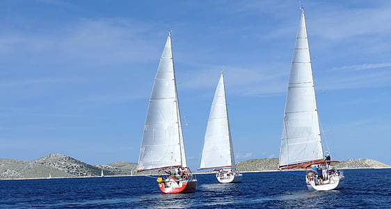 sailboat, yacht, sea, holidays, water, sailboats, lake