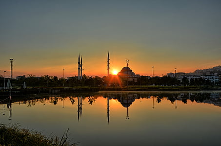 Tyrkiet, legat, Jeg cam, Solar, horisonten, solopgang, refleksion