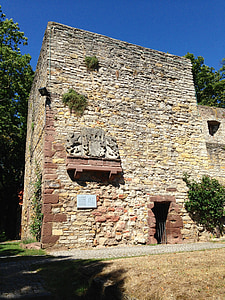 Ruine, im Mittelalter, Gebäude, Ritterburg, Steinen, Wand, Berg