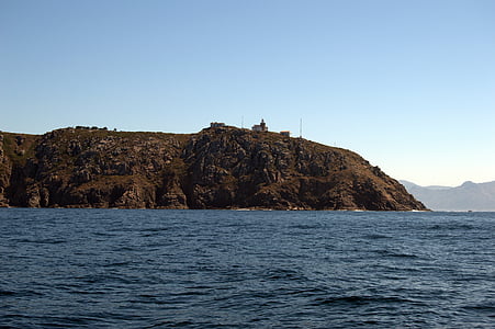 Cape nærheten, sjøen, Galicia, Spania, Costa, landskapet