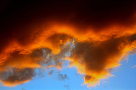 モンスーンの雲, 空, 雲