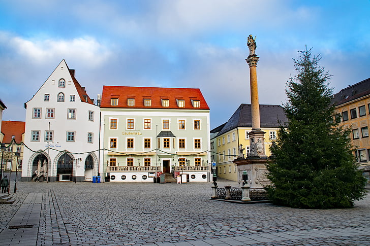 Freising, Baviera, Alemanha, cidade velha, locais de interesse