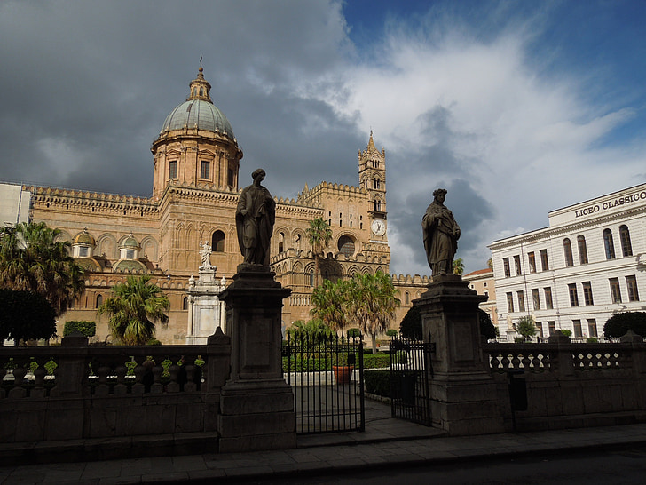 Palermo, kirke, Sicilien, vartegn, arkitektur, bygning, religion