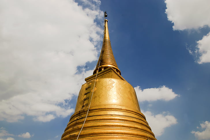 Pagoda de, oro, Asia, arquitectura, Tailandia, budismo