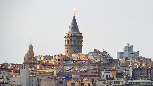 Galata tower, địa điểm tham quan, Thổ Nhĩ Kỳ, Ixtanbun, tháp, eo biển Bosphorus, Xem
