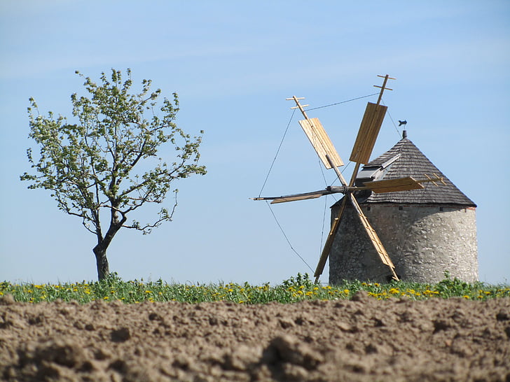 szélmalo, sheer, mill, agriculture, rural Scene, nature