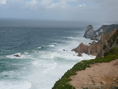 sea, the north sea, water, rocks, ocean, landscape, the cliffs