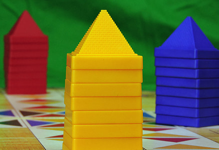 juego, pirámides, juego, juego de mesa, pasatiempo, edificios