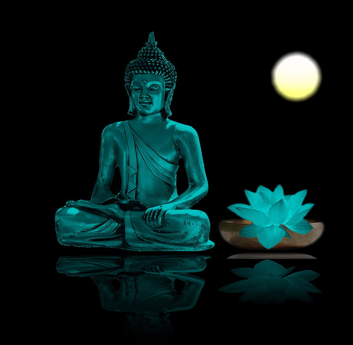 Buddha, Meditation, avkoppling, meditera, buddhismen, Wellness, inre lugn