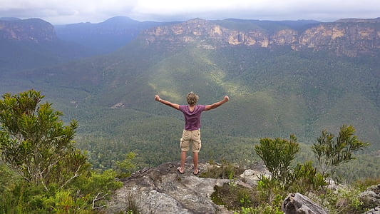 Dom, Siniset vuoret, Australia, vuoret, seikkailu