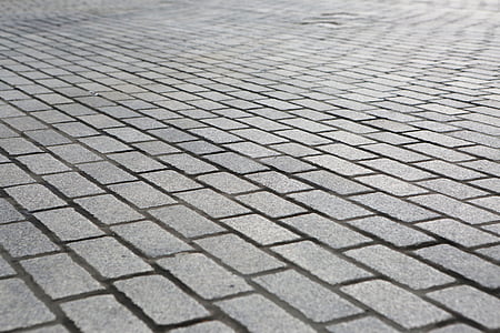 brick, lines, path, pattern, stone pavement