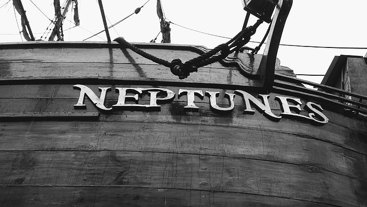 barco, Neptunes, Benidorm, de la nave, madera, ruina de la nave, madera
