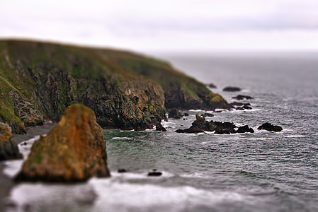 Īrija, klints, waterscape, pludmale, slīpspārnu shift