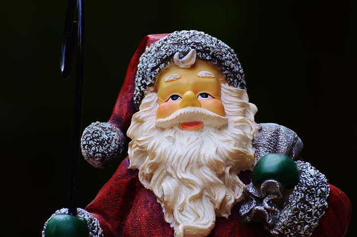 Kerst, Santa claus, Figuur, decoratie, Nicholas, geschenken, december
