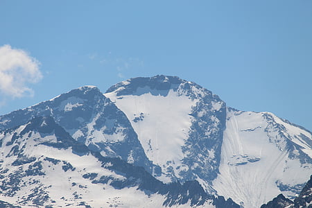 Austria, alta montaña, montaña, naturaleza, cima de la montaña nevado