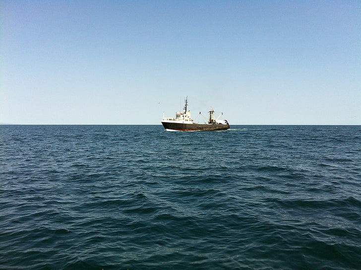 Μαύρη Θάλασσα, Βουλγαρία, αλιευτικό σκάφος, πλοίο, στη θάλασσα