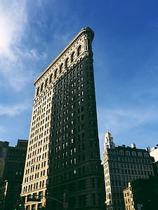 arkkitehtuuri, rakennus, City, raudan rakentaminen, pilvenpiirtäjässä, Manhattan, New Yorkissa