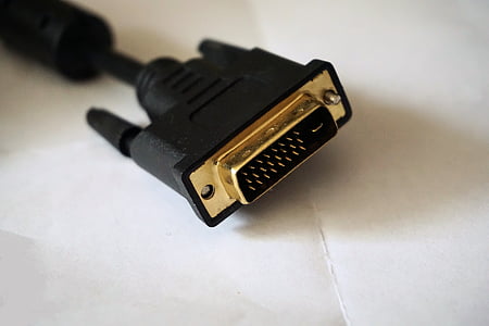 dvi, cable, computer, accessories, connection, hardware, monitor cables