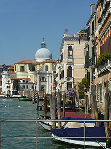 csónak, gondola, velencei, Venezia, Európa, Velence, turizmus
