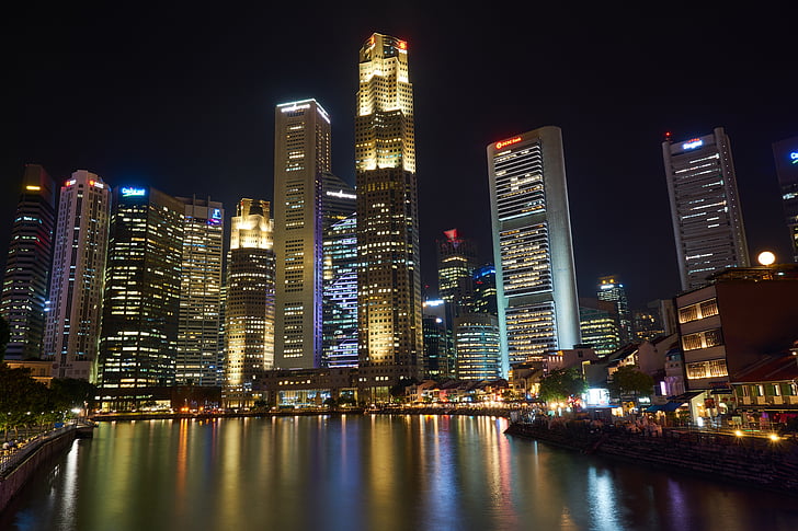 Singapore, asiatiske, rejse, Urban, arkitektur, Smuk, bygning