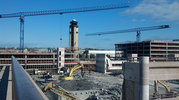 construction, crane, metal, steel, lift, load, heavy