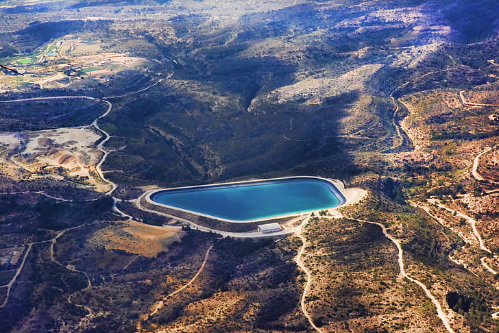 Conca, l'aigua, Espanya, vista d'avió, paisatge, muntanyes