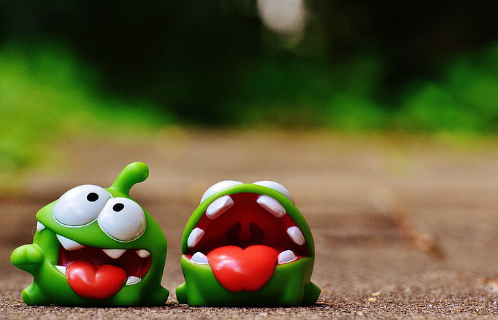 cut the rope, figures, funny, cute, mobile game, app, green Color