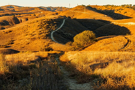 California, Hills, maastik, Scenic, kõndimine, Matkamine, rada