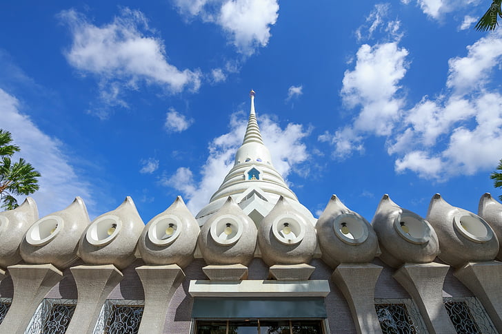 watyana, Chon Buri sangvararam, Tailandia, arquitectura, Asia, budismo, Wat