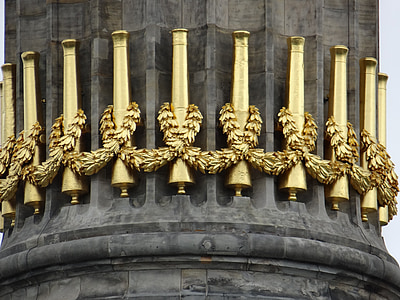 siegessäule, berlin, landmark, art, gold