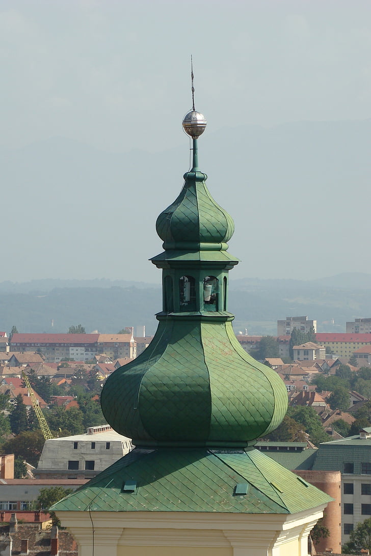 Sibiu, Transylvanie, Roumanie, architecture, vieux, point de repère, voyage