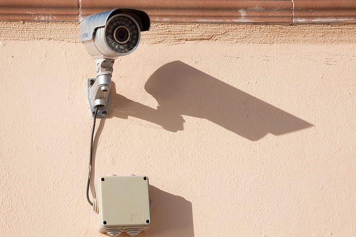 câmera de vigilância, segurança, câmera, monitoramento, relógio, controle, falta de dom