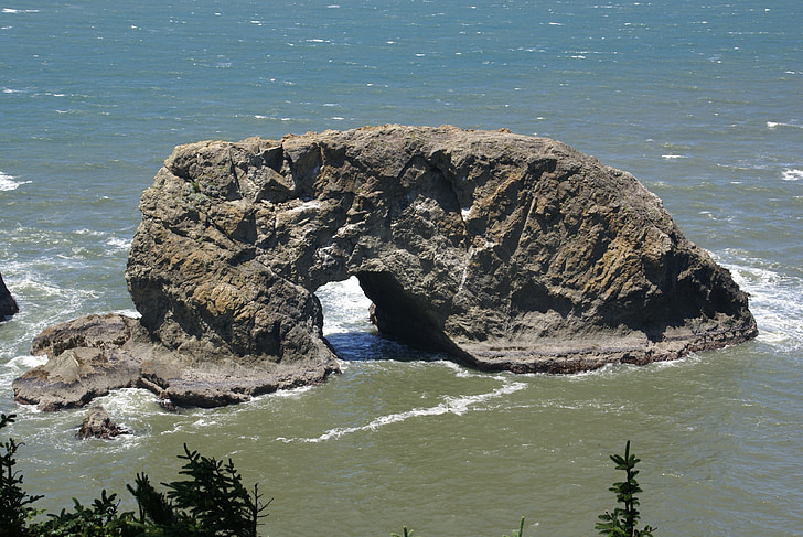 Ponte di roccia, roccia, Oregon, formazione rocciosa, natura, arco in pietra, erosione