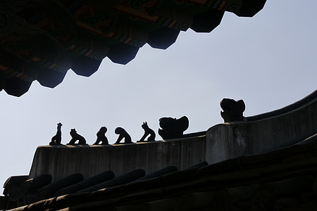 tetto, Changdeokgung, Repubblica di Corea