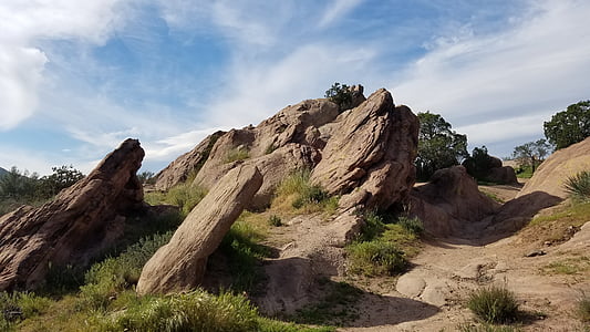 rochas de Vilar, natureza, Califórnia, terreno, recurso, formação, geológica