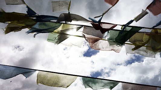 Tíbet, religión, budismo, viajes, en el libro, cielo, al aire libre