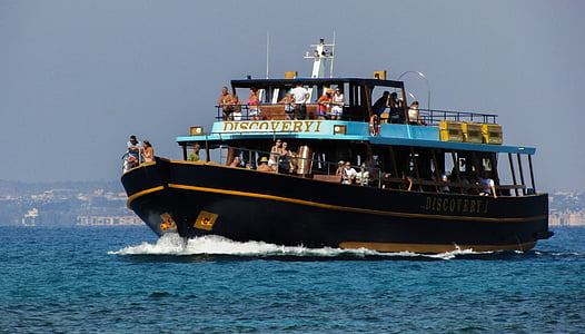 barco de crucero, Turismo, vacaciones, mar, verano, Chipre, Ayia napa