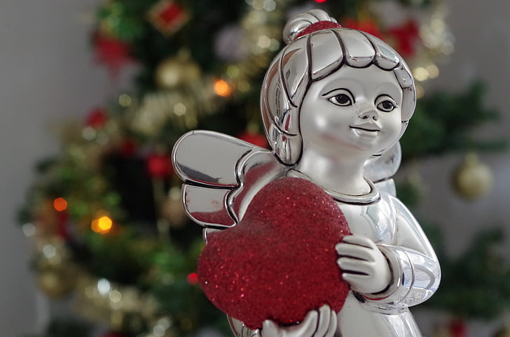 Vianoce, anjel, srdce, Vianočné sezóna, dekorácie, dekorácie, festivaly