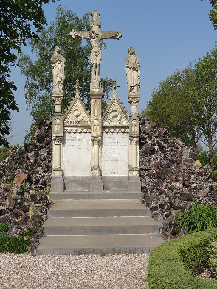 Batenburg, Golgata, kristendomen, monumentet, skulptur, religiösa, symbol