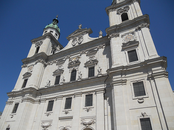 Salzburg, épület, Ausztria, építészet