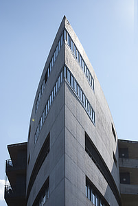 multi storey car park, building, architecture, pointed, angular
