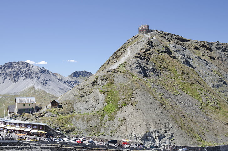 Passo stelvio, góry, Pass, Włochy, Alpy