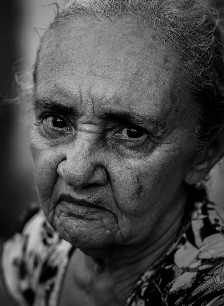 starije osobe, Foto, fotografski, živjeti, Povijest, crno i bijelo, viši odrasla osoba