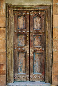 drzwi, ZAMKNIĘTA, wejście, drzwi, Wnętrze, konstrukcja, Dom