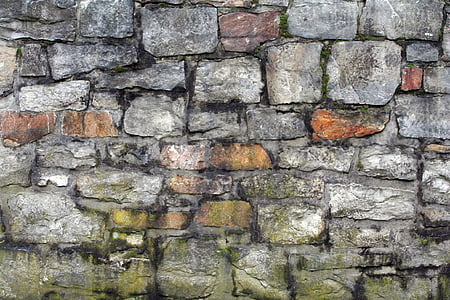 textura, pedra de Pedrera, maçoneria, paret, pedra, Maó, fons