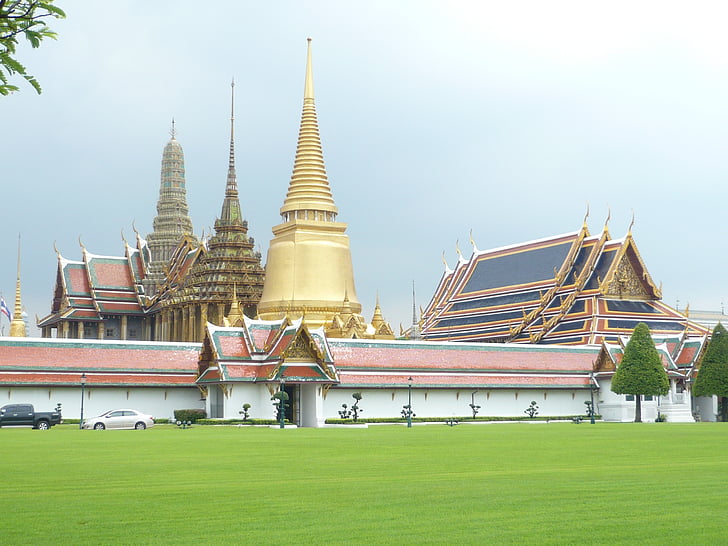 Thailand, Palast, Bangkok, Buddhismus, Asien, Architektur, Pagode