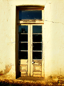 eski kapı, kapı, ülke, ülke kapı, Fransız balkonu, eski duvar, ev duvar